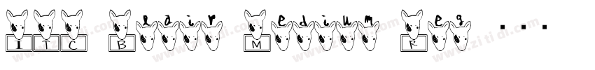ITC Blair Medium Reg字体转换